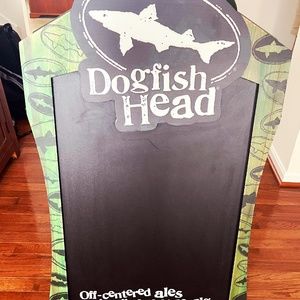 Dogfish Head Brewing Co. Double sided A-frame chalkboard sign